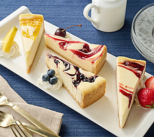 David's Cookies (2) 4-lb NY Style Scratch Cheesecakes | QVC