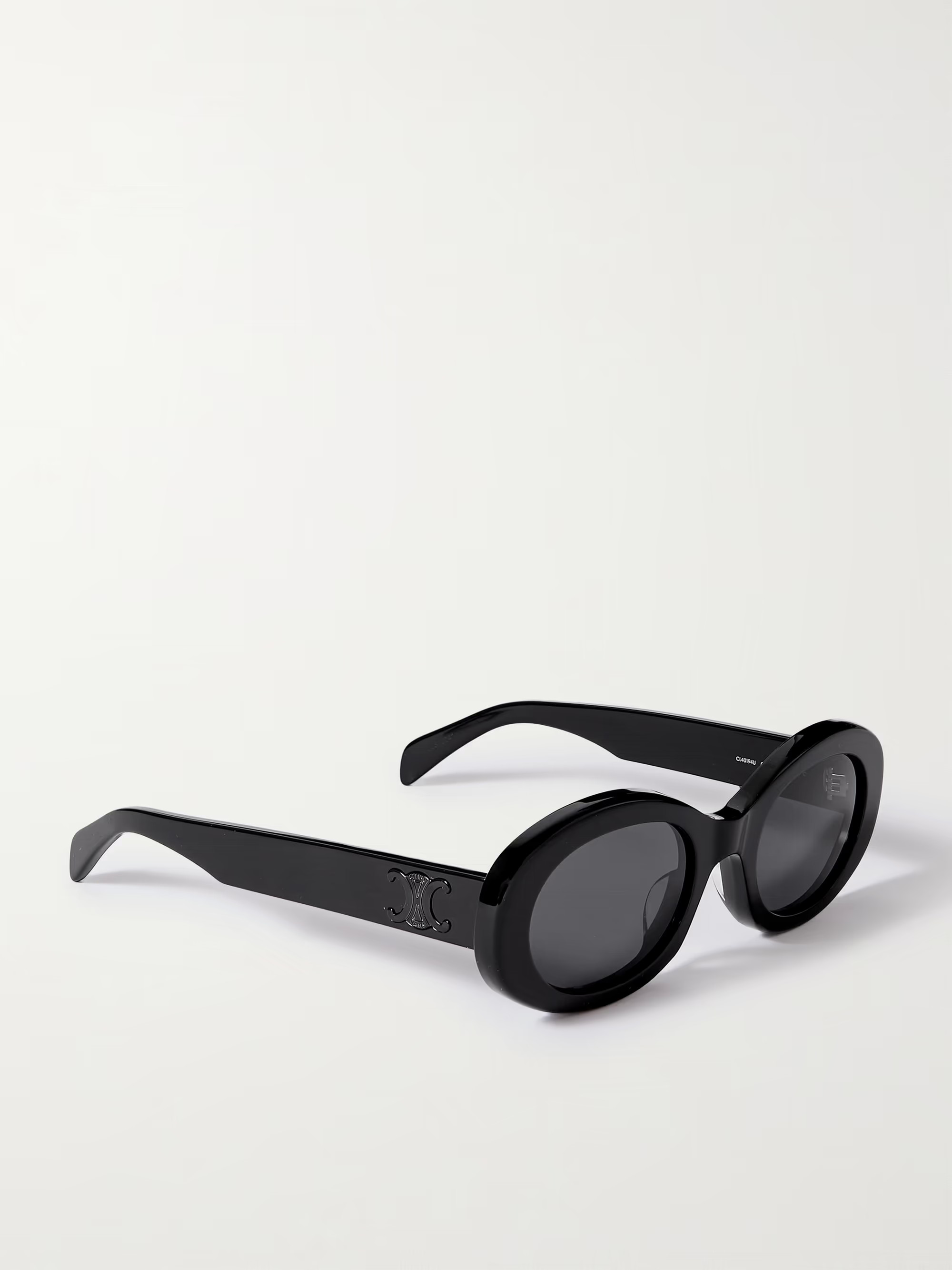Triomphe oval-frame acetate sunglasses | NET-A-PORTER (US)
