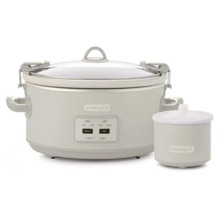 Crockpot™ 7-Quart Cook & Carry™ Slow Cooker, Mushroom | Walmart (US)