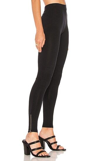 David Lerner Ankle Zip Legging in Classic Black | Revolve Clothing