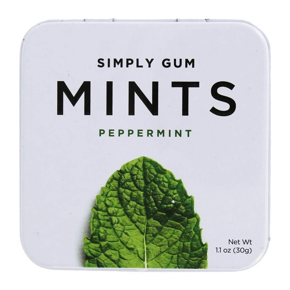 SIMPLY Mints | Peppermint Breath Mints | Pack of One (30 Pieces Total) | Breath Freshening + Aspa... | Amazon (US)