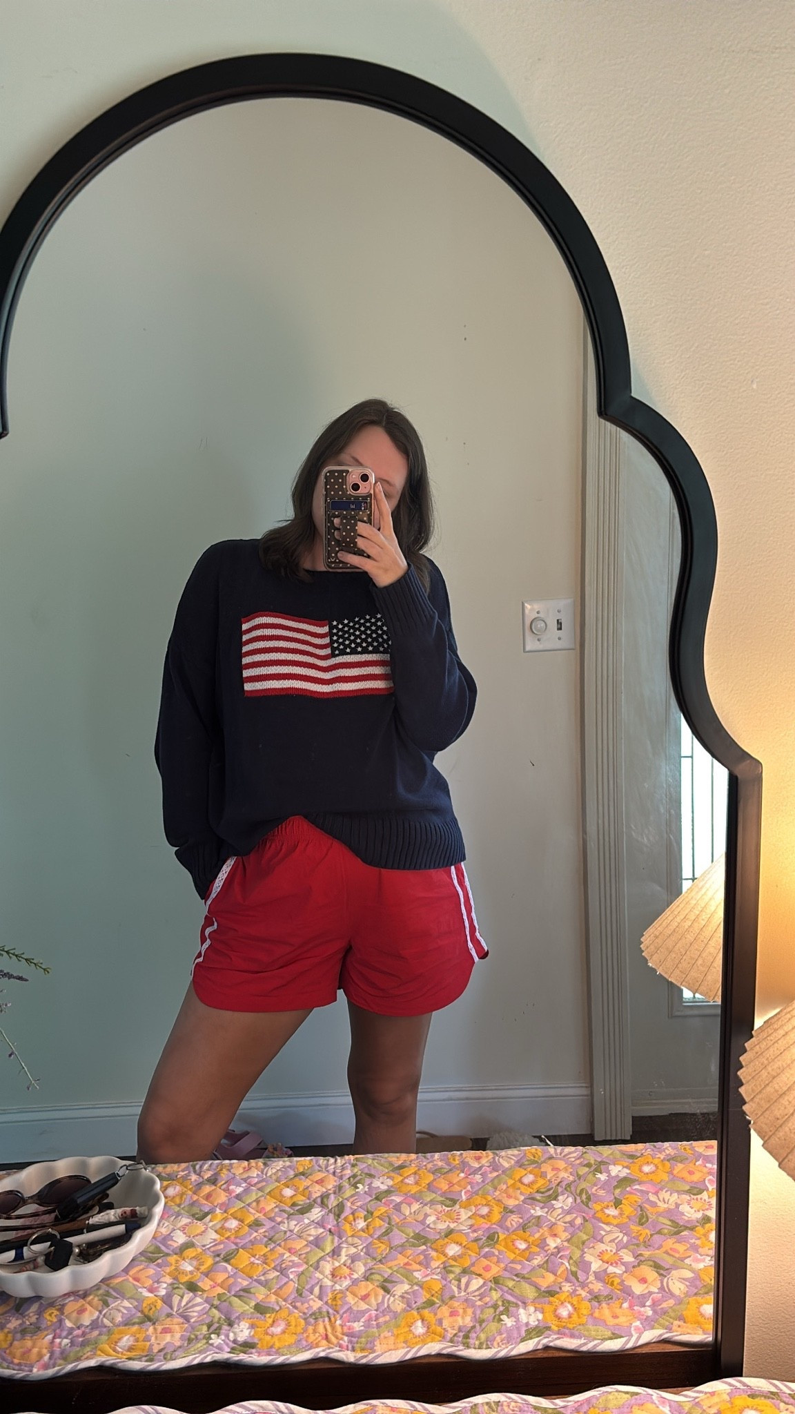 Rainy Memorial Day weekend fit - these shorts are the PERFECT length and on sale!

#LTKmomlife #LTKMidsize