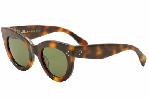 Céline Sunglasses - 41050/S / Frame: Havana Lens: Green | Amazon (US)