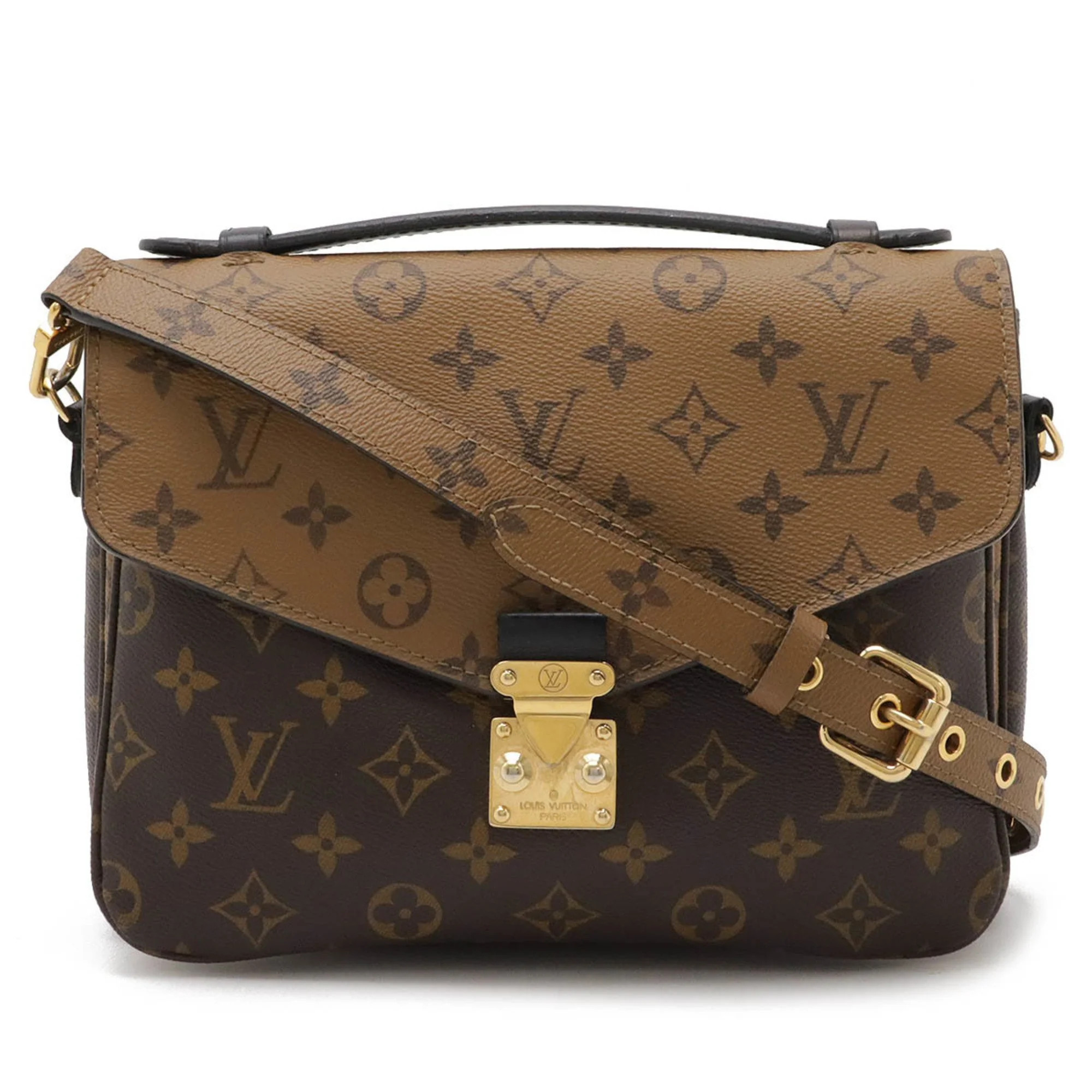 Louis Vuitton Monogram Monogram Reverse Monogram Reverse Handbag Pochette Shoulder Bag (Pre-Owned) | Shop Simon