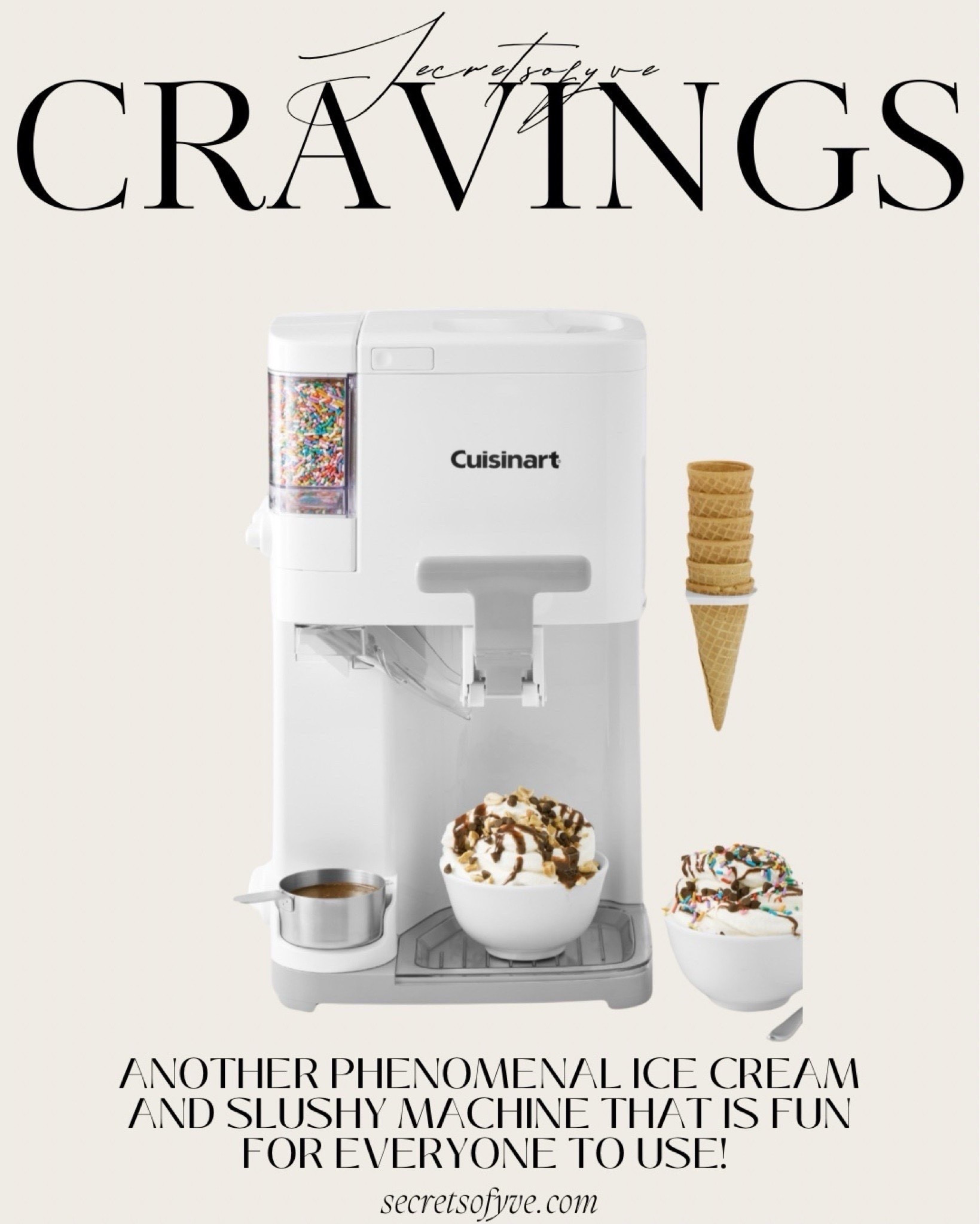 Secretsofyve: Make your own frozen desserts at home with this amazing machine! Home gift 🎁 ideas, wedding gift idea. 
#Secretsofyve #ltkgiftguide
Always humbled & thankful to have you here.. @amazon @target @crate&barrel @homedepot 
CEO: PATESI Global & PATESIfoundation.org
 @secretsofyve : where beautiful meets practical, comfy meets style, affordable meets glam with a splash of splurge every now and then. I do LOVE a good sale and combining codes! #ltkstyletip #ltksalealert #ltkfamily #ltkholiday #ltku #ltkmens #ltkfindsunder100 #ltkfindsunder50 #ltktravel #ltkfoodie #ltkhome secretsofyve

#LTKKids #LTKWedding #LTKSeasonal