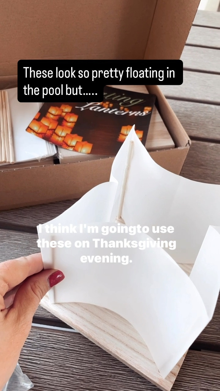 Ordered these floating candle luminaries for the pool this holiday season! 

They add a lot of magic to the backyard. Stay tuned for my diy hack to keep these all from gathering at one side of the pool. 👍🏻

#outdoordecor #holidaydecor #thanksgiving #christmas #newyearseve #part #decor #hostess #hosting #houseparty 

#LTKstorytime #LTKHome #LTKHoliday

#LTKHome #LTKHoliday #LTKFindsUnder50