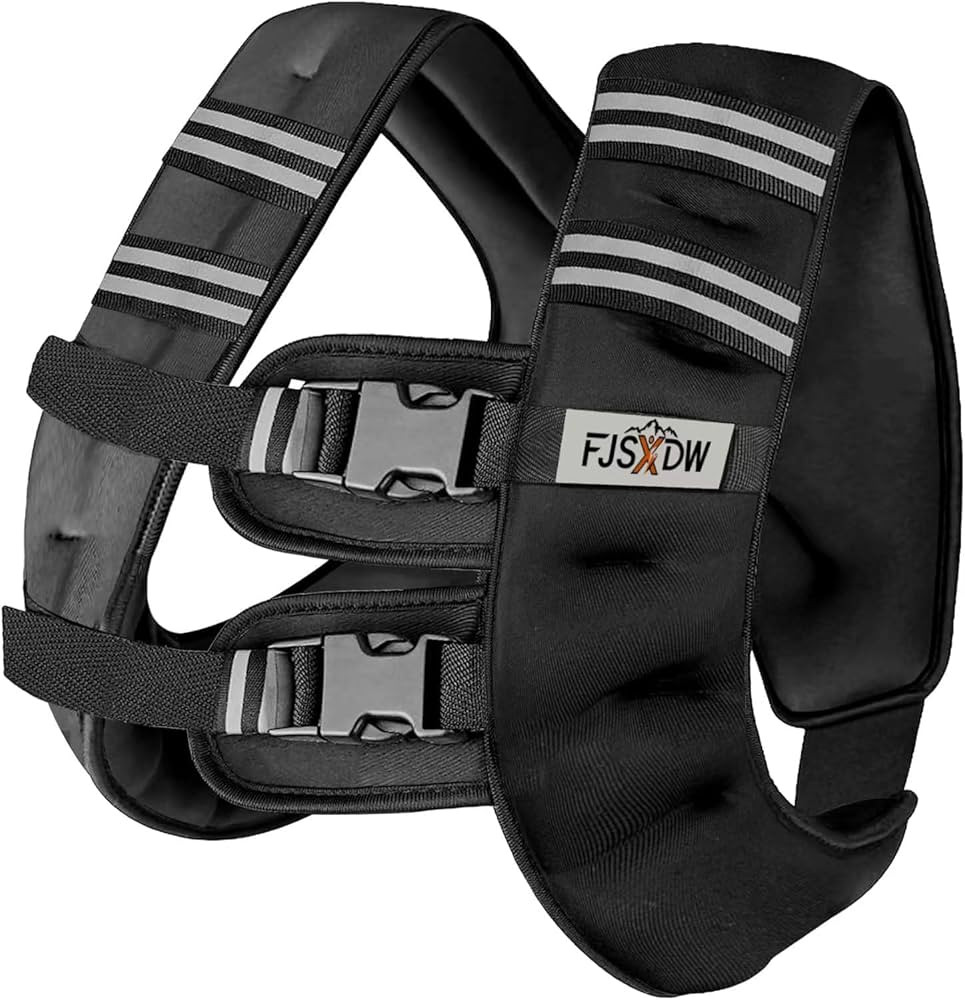 Weighted Vest Weighed Vest Women Men Kids, 8lb/12lb/16lb/19lb Body Weight Vest with Reflective St... | Amazon (US)