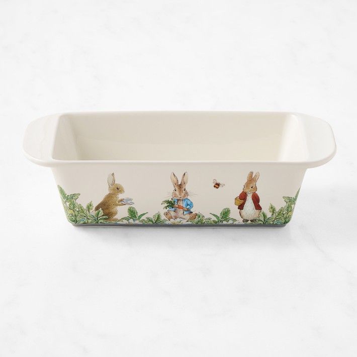 Williams Sonoma Peter Rabbit™& Ceramic Loaf Pan | Williams-Sonoma