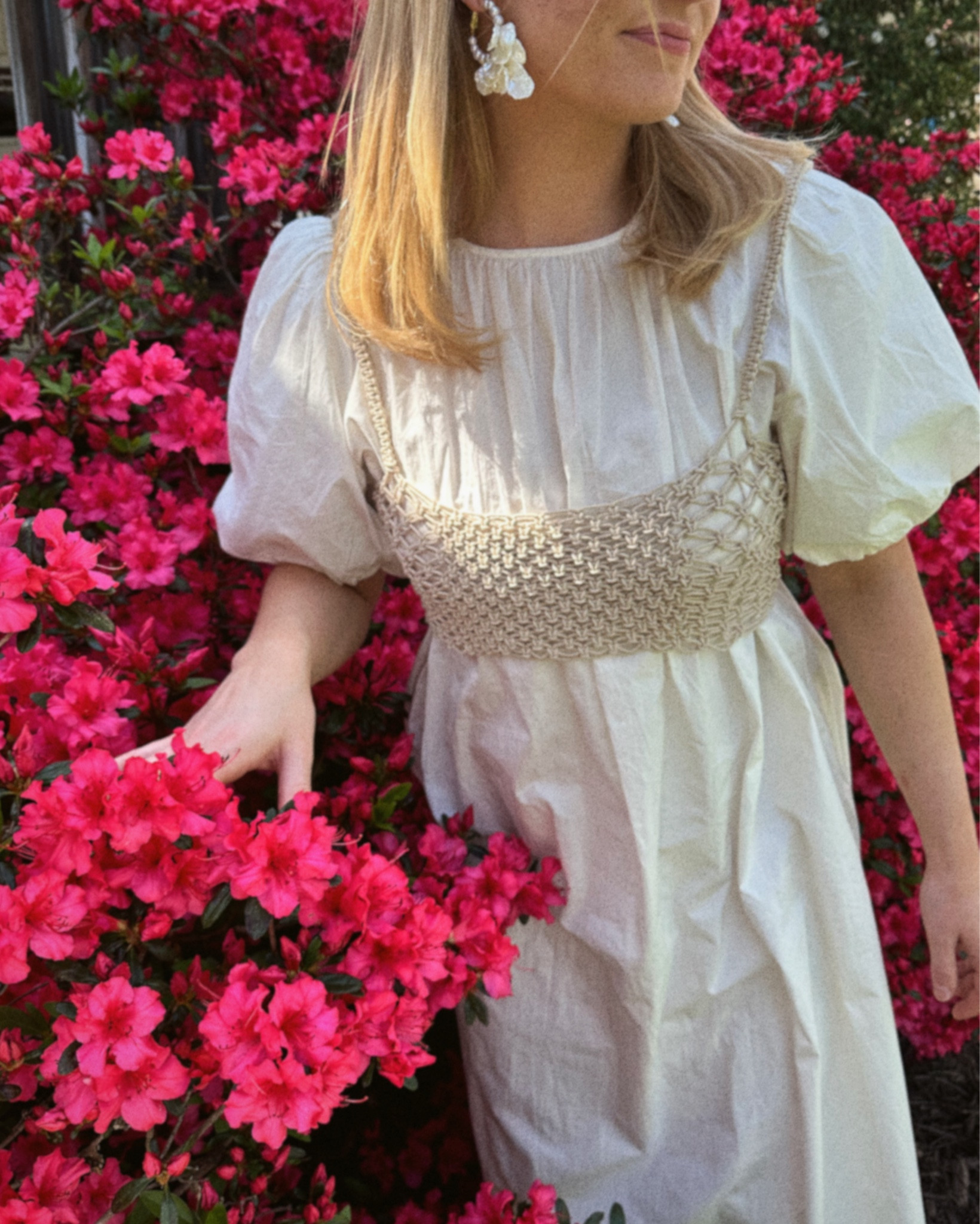 This white dress is EVERYTHING 😩 it was the perfect unique Easter dress and I’ve been dying to wear it somewhere magical - so why not Jesus’s resurrection party 😅 

It would also be a great bridal shower dress this spring and summer! I felt so European… so ethereal… spinning around in it in the sunlight barefoot in the grass 🥹 

The sunnies and earrings were just the perfect added touches I needed to make this outfit come together as one total moment 🤭

My Sizing: 
Dress = M
Platform Mule Heels = 8

My Measurements (April) :
Height = 5’6
Bust = 36.2 in
Natural Waist = 27 in
Low Waist = 35.5
Hips = 37in 
Super low waist / hips & full booty = 38.5 in
Weight: 139.3 (on a good day 😉)
Typically Wears = M/L (US 6/8/10)

#LTKfindsunder100 #LTKSeasonal #LTKwedding