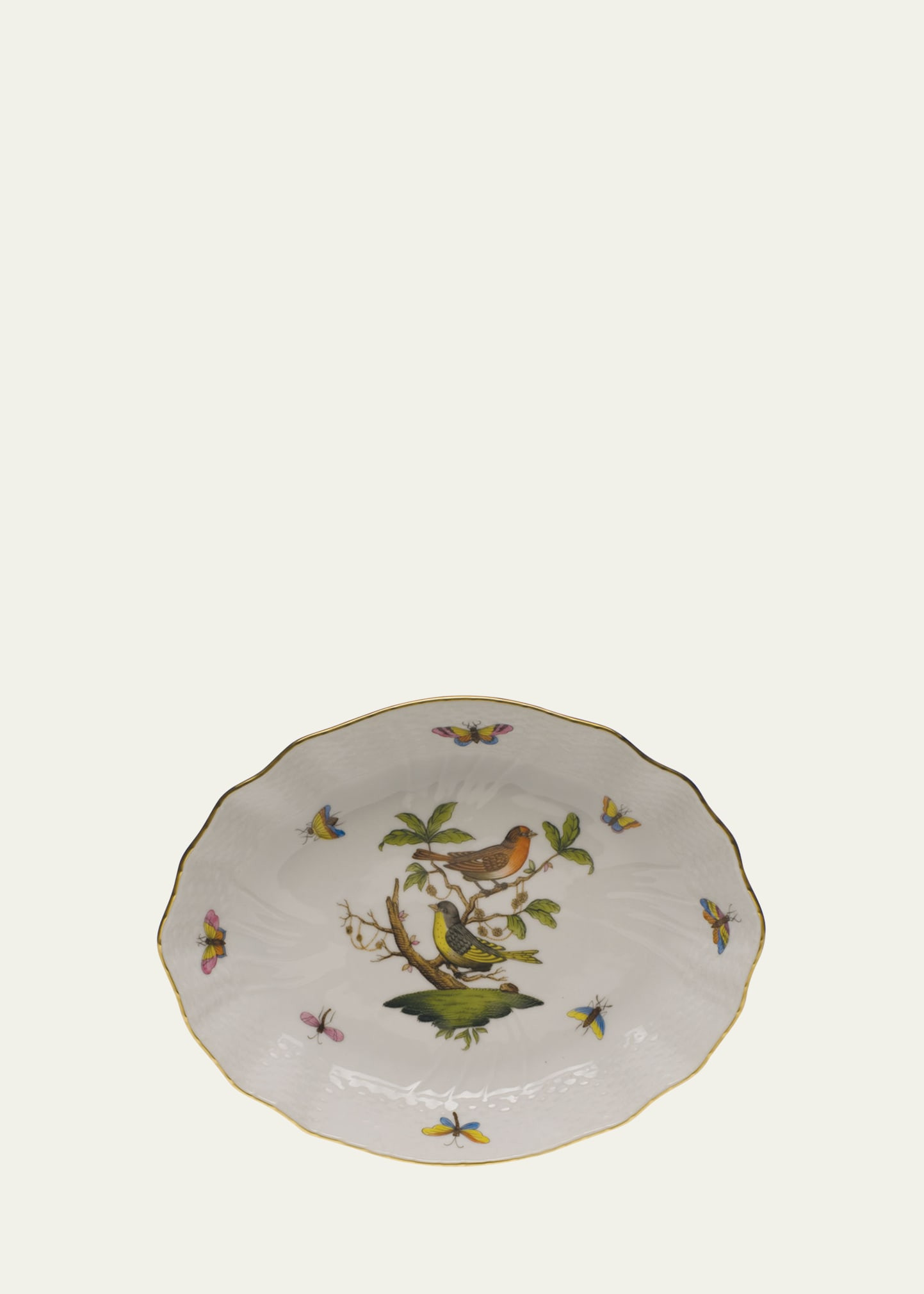 Herend Rothschild Bird Oval Dish | Bergdorf Goodman