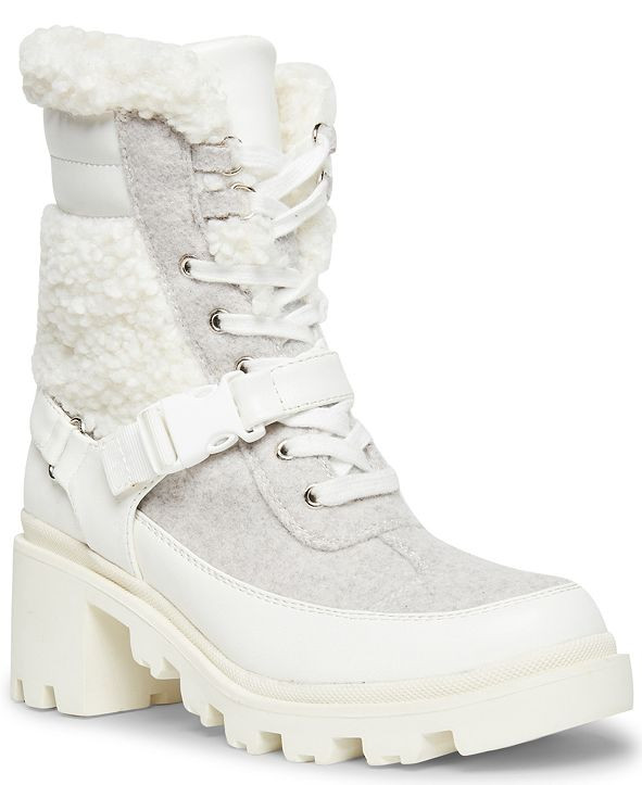 Doreen Faux-Fur Lug Sole Hiker Booteis | Macys (US)