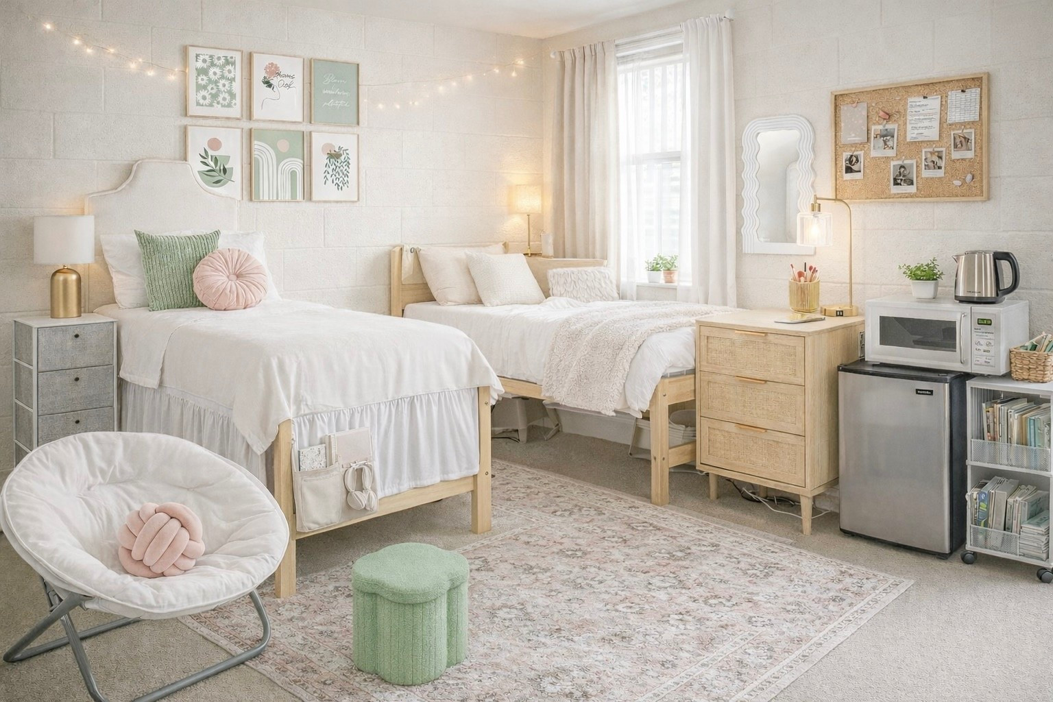 College Dorm Room Design Inspiration - Pink & Green Boho Room

College dorm decor, back to college shopping, boho bedroom, teenage girl bedroom, college girl, back to school, college prep, dorm essentials, items for college, dorm must-haves, boho decor, trendy dorm room

#LTKHome