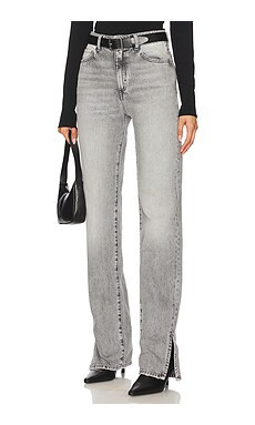 Icon Denim Jodie Straight Leg in Grey from Revolve.com | Revolve Clothing (Global)