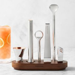 Williams Sonoma Signature Bar Tools Set with Stand | Williams-Sonoma