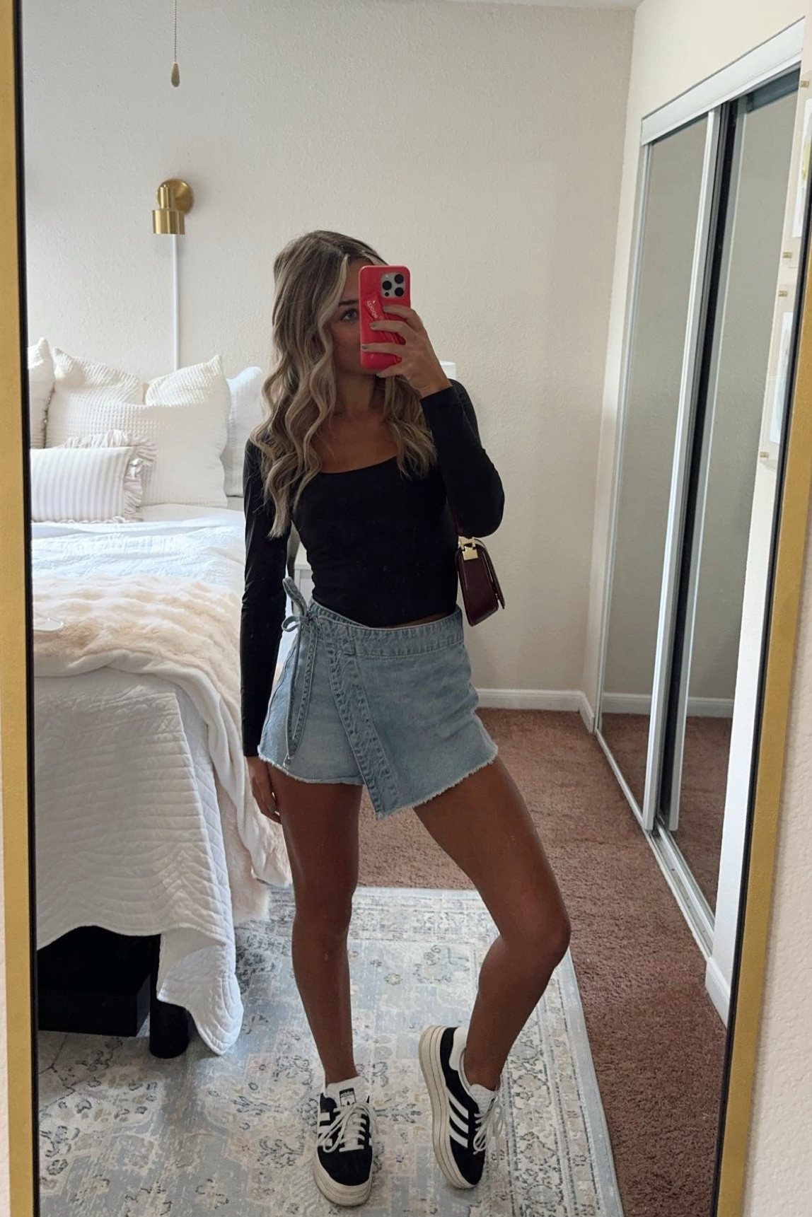 fall transition outfit inspo🍂🫶🏼 

wearing a size xs in the top & skort!

#LTKFindsUnder100 #LTKSeasonal #LTKFallSale