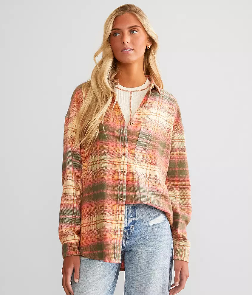 Plaid Boyfriend Shirt | Buckle