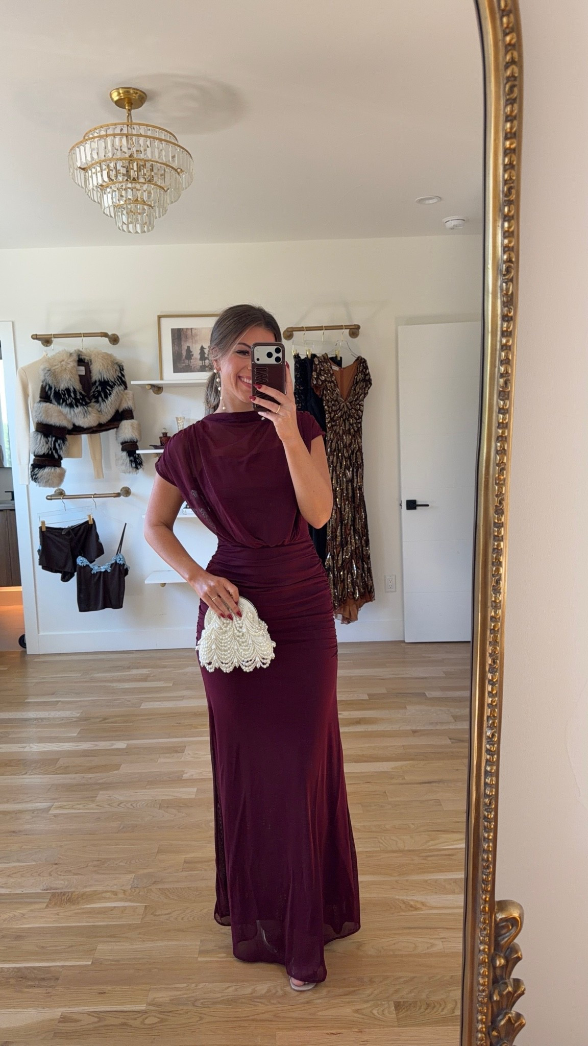 burgundy mesh dress with a high neckline, short draped sleeves, and a ruched waist amazon fall and winter formal event & wedding guest dress 🙌🏻💍

Im 5’4” and wearing my usual small/2 in all

revolve code: tulip

amazon fashion, amazon dresses, amazon finds, amazon outfit ideas, amazon summer outfits, affordable fashion finds, resortwear, resort outfits, vacation outfits, vacation dresses, beach vacation outfits, summer vacation outfits, tropical vacation outfits, vacation outfit ideas, summer wedding guest dresses, wedding guest dresses, cocktail dresses, semi-formal dresses, black tie wedding guest dresses, destination wedding guest dresses, garden party dresses, wedding guest outfit ideas