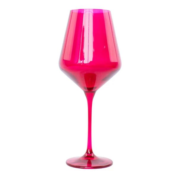 Wine Glass (Set of 2), Fuchsia | The Avenue