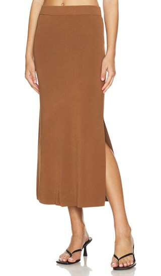 Nora Skirt in Cacao | Revolve Clothing (Global)