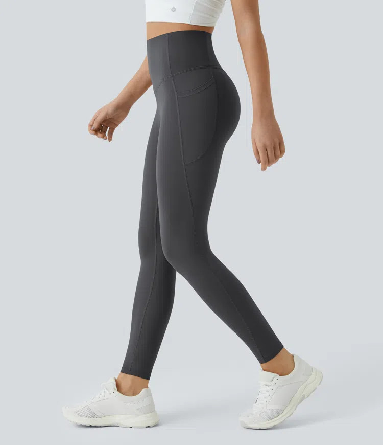 Halara UltraSculpt™ SoCinched High Waisted Tummy Control Pocket Shaping Training Leggings | HALARA