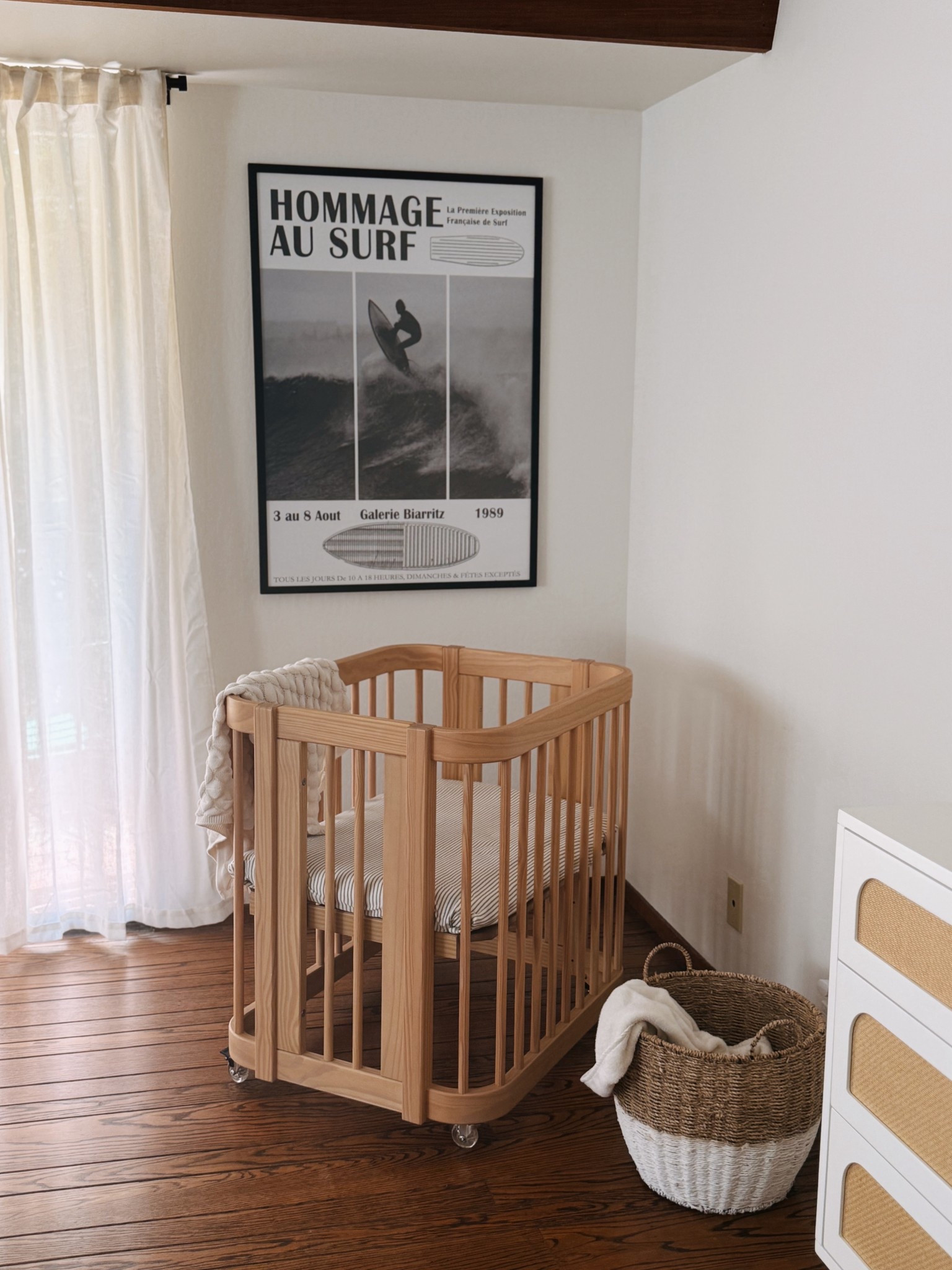 Minimalist nursery corner of the bedroom / nursery decor / nursery style / nursery crib 

#LTKHome #LTKStyleTip