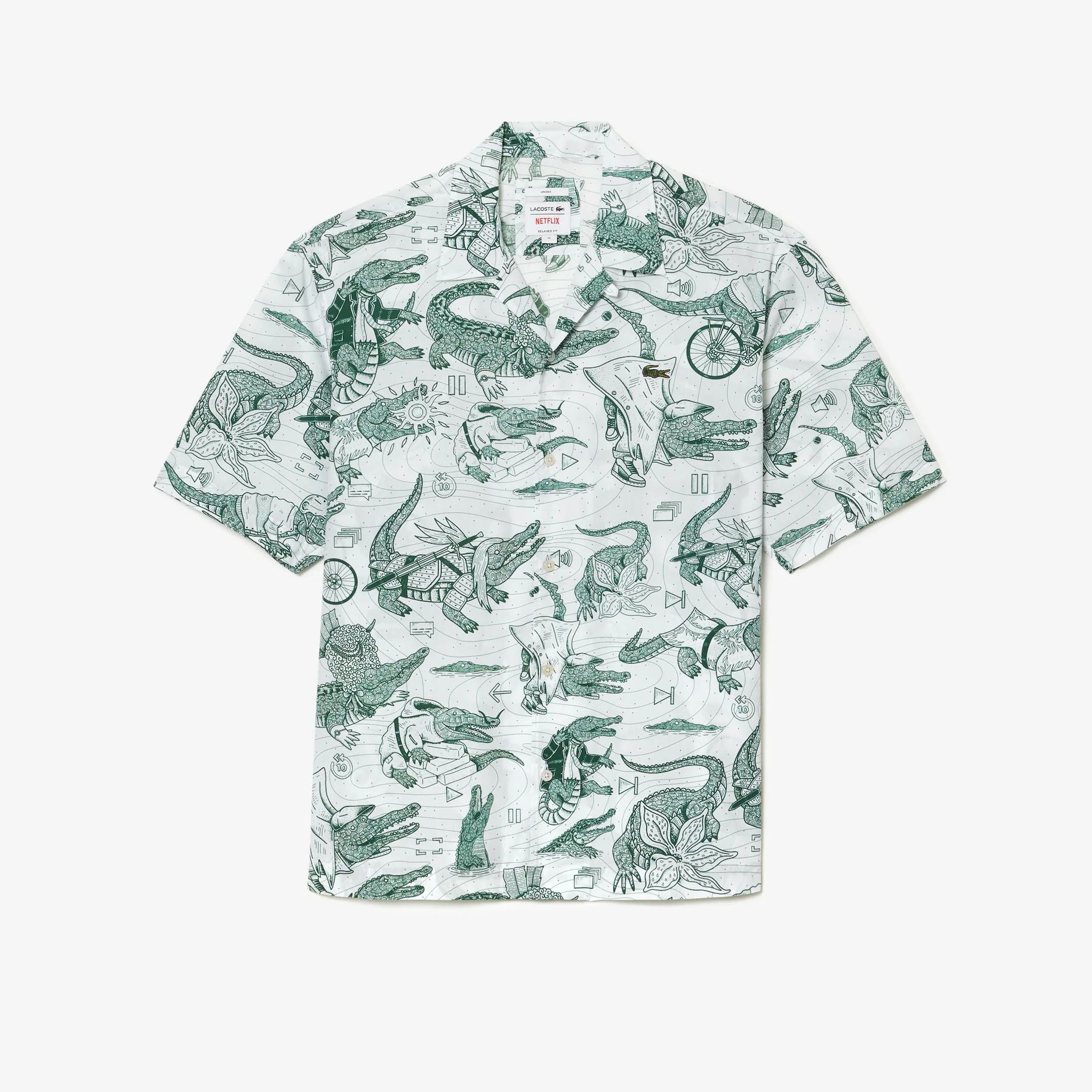Unisex Lacoste x Netflix Short Sleeve Printed Shirt | Lacoste (US)