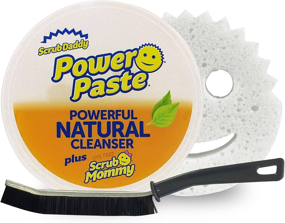 Power Paste Natural All Purpose Cleaner Bundle - Grout Cleaner for Tile Floors with Sponge & Crev... | Amazon (US)