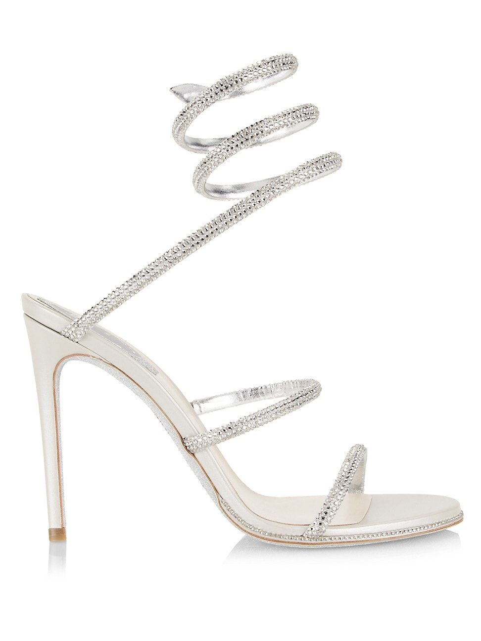 Cleo Crystal-Embellished Wrap Sandals | Saks Fifth Avenue