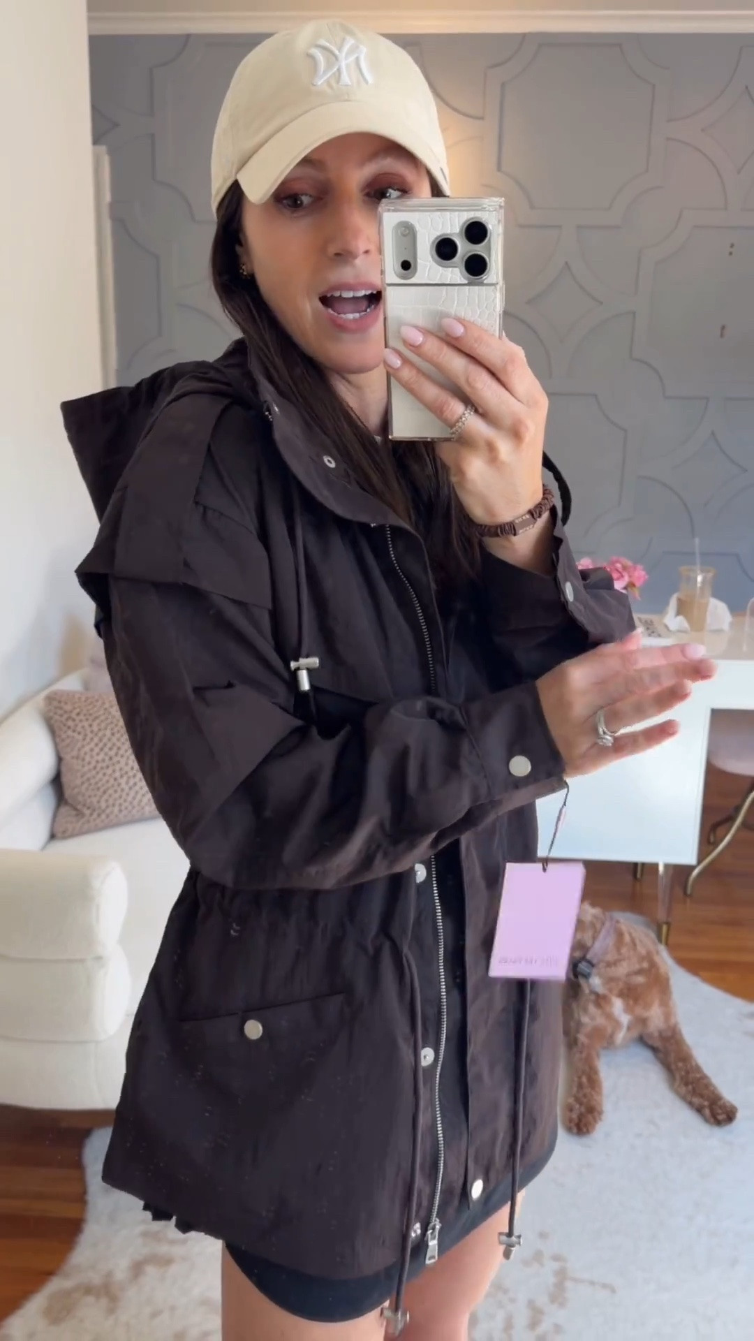 Loveeee this water-resistant jacket that doubles as a windbreaker from the Nordstrom Sale! Removable hood, cinched waist, and comes in 2 colors. One of the best finds in the sale ❤️ This is my true size small.

#LTKOver40 #LTKSaleAlert