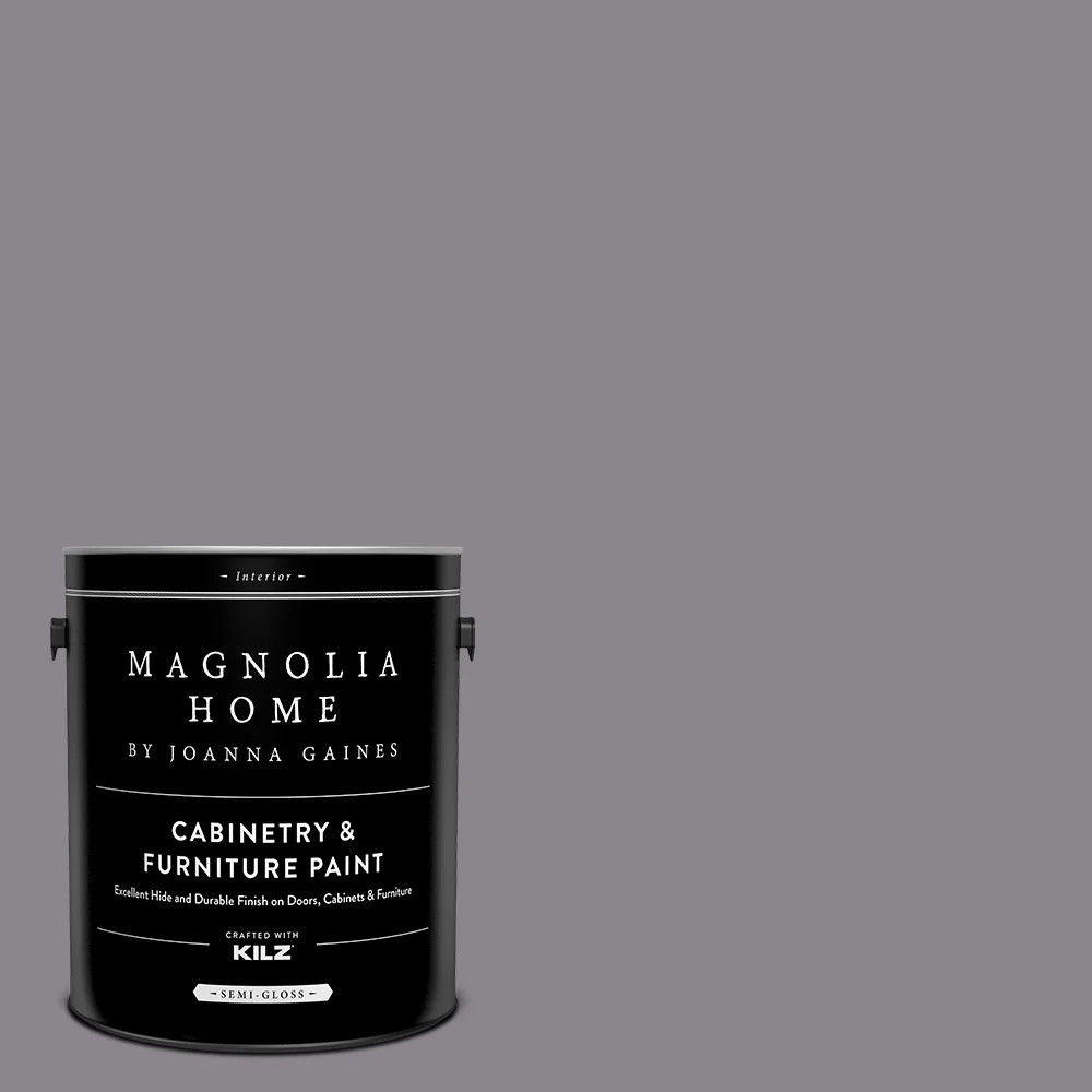 Magnolia Home Magnolia Home by Joanna Gaines Semi-gloss Pashmina Plum MAG127 Tintable Cabinet Furniture Paint Enamel ( 1-gallon ) | MAG127-4082238 | Lowe's