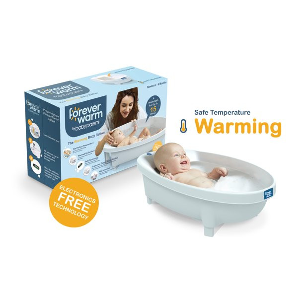 Baby Patent Forever Warm Baby Tub (White) | Walmart (US)