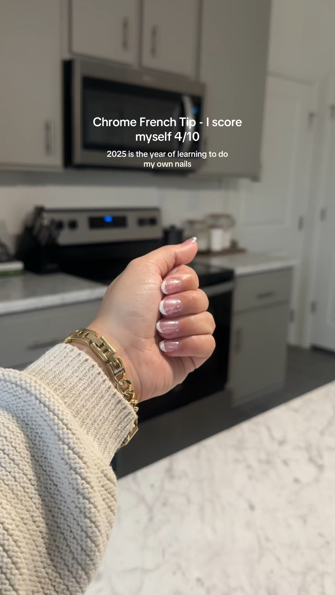 DIY gel manicure - these chrome french tips are so cute and they were so simple at home! 

#LTKBeauty #LTKFindsUnder50 #LTKStyleTip