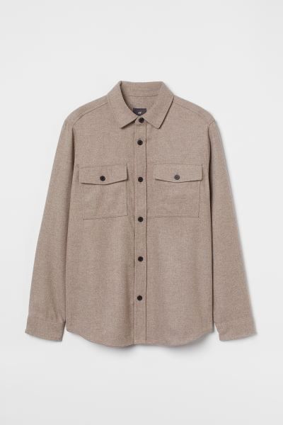 Twill Shirt Jacket | H&M (US + CA)