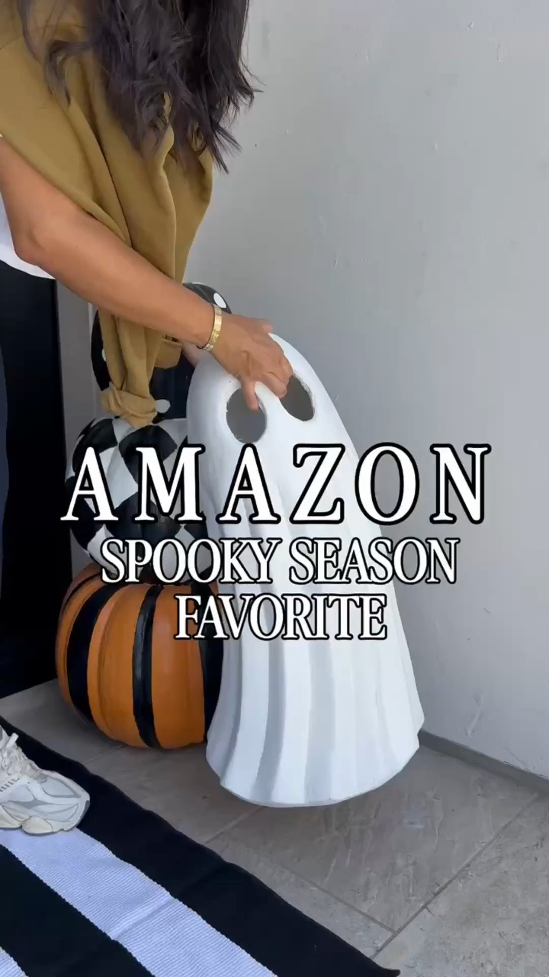 Amazon spooky season favorites! 👻🖤🎃 If you love Halloween decorating, these ghost and pumpkin finds are such a fun way to make your front porch feel festive! I’m obsessed with the black-and-white checkered pumpkins, glowing jack-o’-lanterns, and the cutest little ghost. Perfect for creating a spooky-cute Halloween setup!

🛍️ Shop these Halloween finds on LTK!

✨ Follow me @MiriamObrien on Instagram and TikTok for more finds, fashion, and home inspiration!

#LTKFinds #LTKHome #LTKHalloween #AmazonFinds #AmazonHome #HalloweenDecor #HalloweenFinds #SpookySeason #FallDecor #FrontPorchDecor #HalloweenPorch #OutdoorHalloweenDecor #HalloweenInspo #SpookyCute #AmazonMustHaves