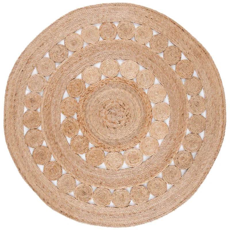 World Menagerie Round Sarita Handmade Flatweave Jute/Sisal Natural Area Rug | Wayfair | Wayfair North America
