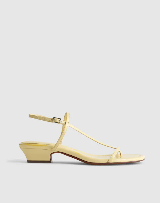 The Maycie Asymmetric T-Strap Sandal | Madewell