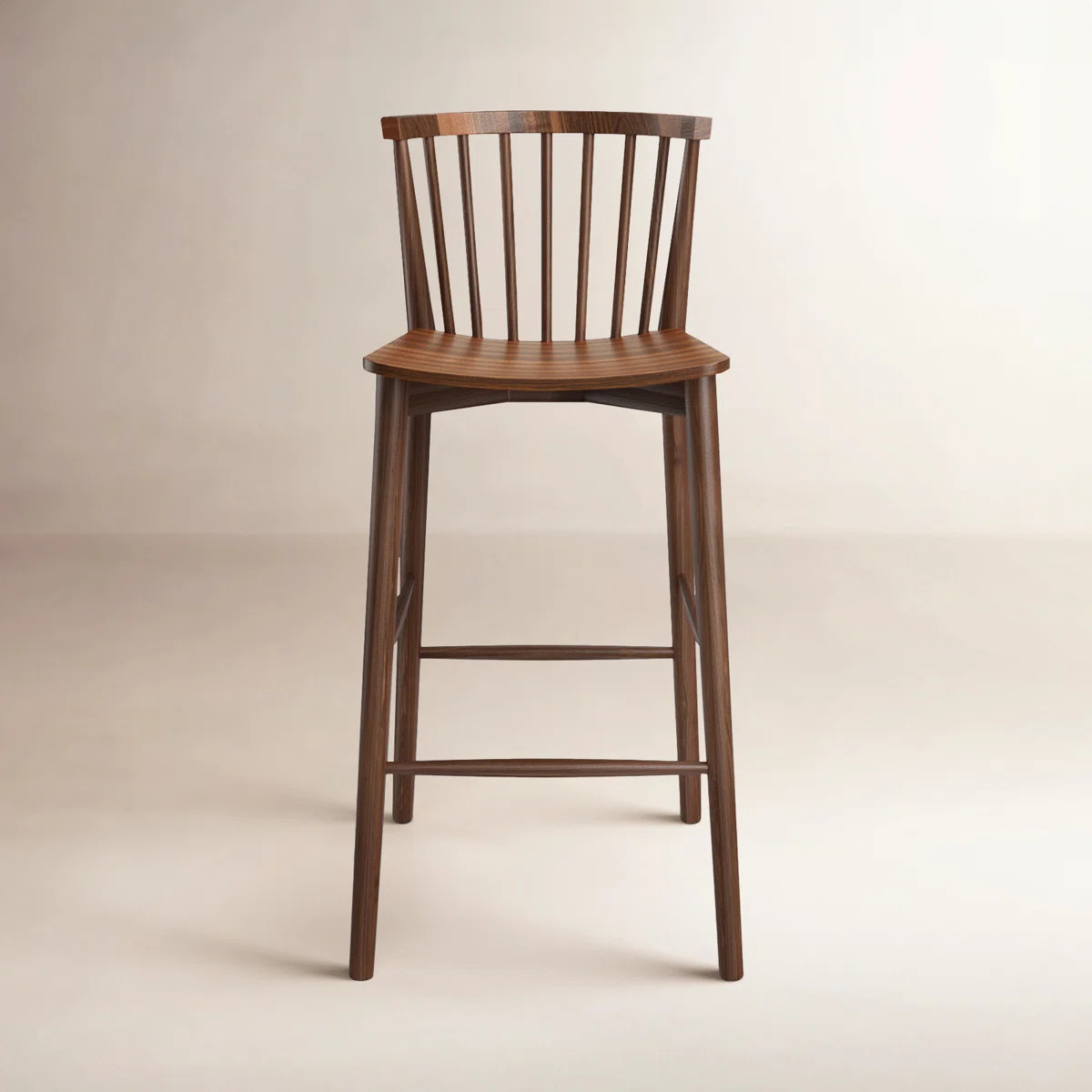 Tybee 25'' Solid Wood Counter Stool | Wayfair North America