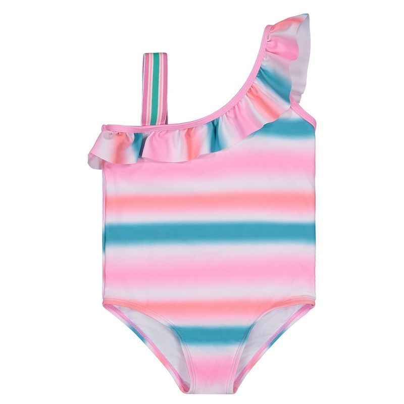 Andy & Evan Toddler One-Shoulder Swimsuit Pink, Size 3T | Target