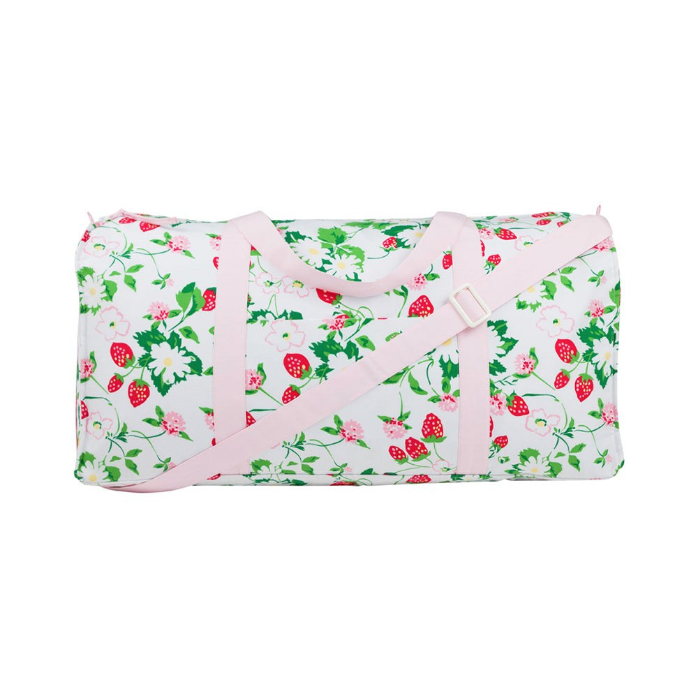 Logan's Long Weekend Bag - Greenwich Garden with Palm Beach Pink | The Beaufort Bonnet Company