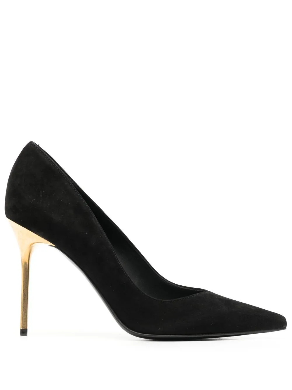 Balmain pointed-toe stiletto-heel Pumps | Black | FARFETCH | Farfetch Global