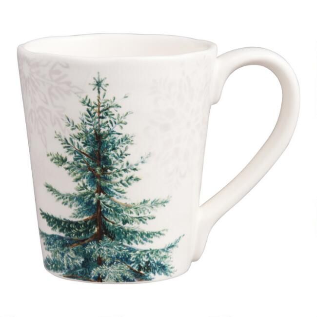 Pier Place Snowy Spruce Mug | World Market