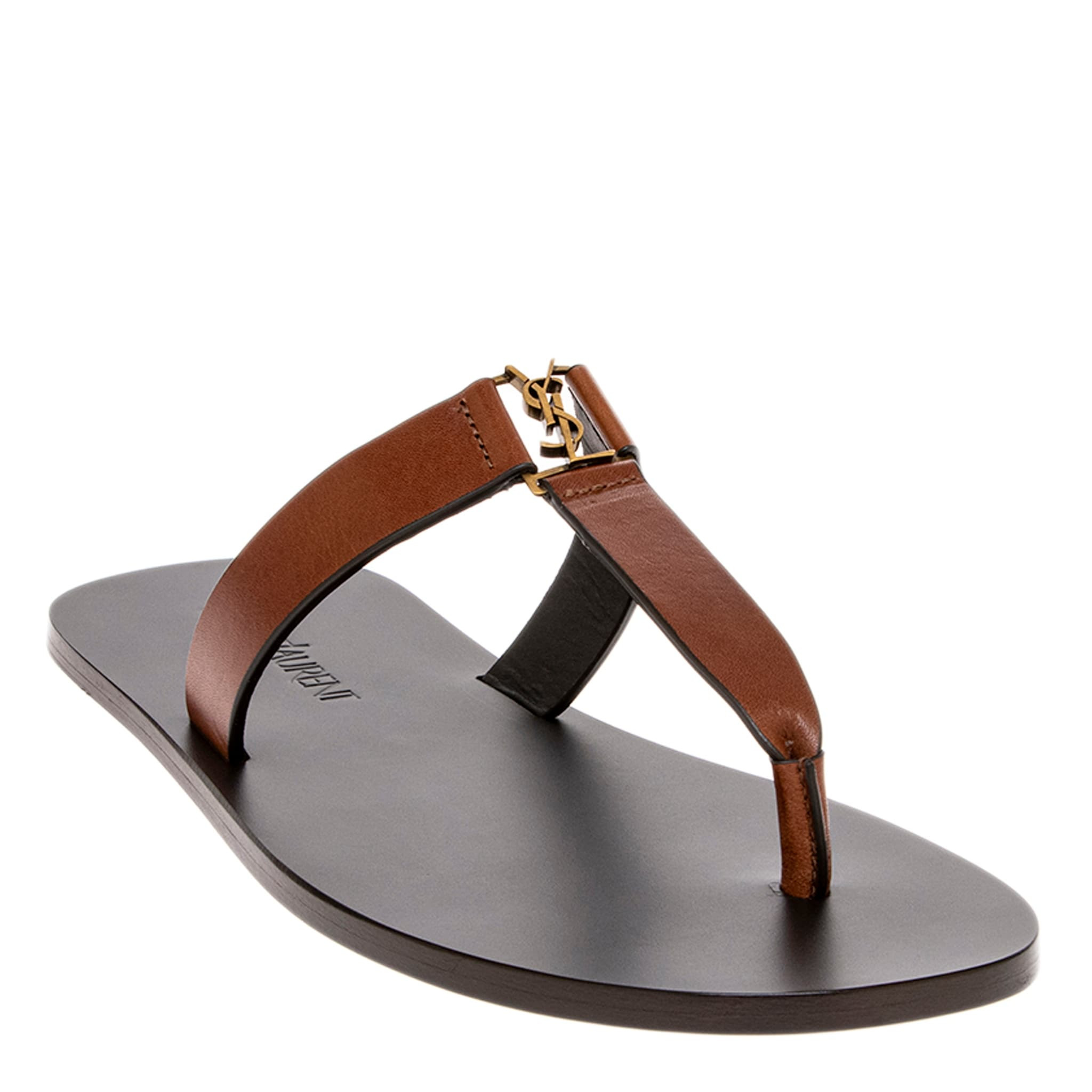 Saint Laurent Babylone Slides | Overstock