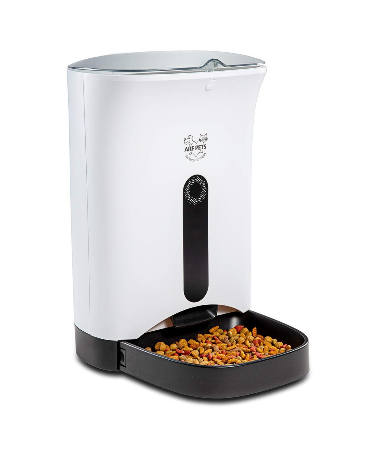 Arf Pets Automatic Pet Feeder, Food Dispenser for Dogs with Timer - White | Macy's