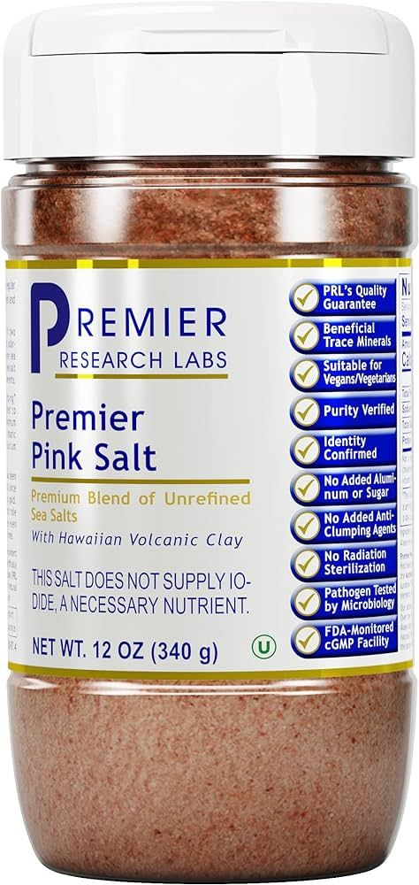 Premier Research Labs Pink Salt - Unrefined & Pure Australian Sea Salt & Pink Hawaiian Sea Salt B... | Amazon (US)