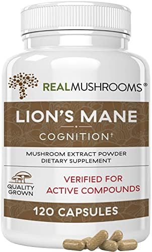 Amazon.com: Lions Mane Brain and Focus Supplements - Mushroom Powder Extract Capsules - Non GMO a... | Amazon (US)