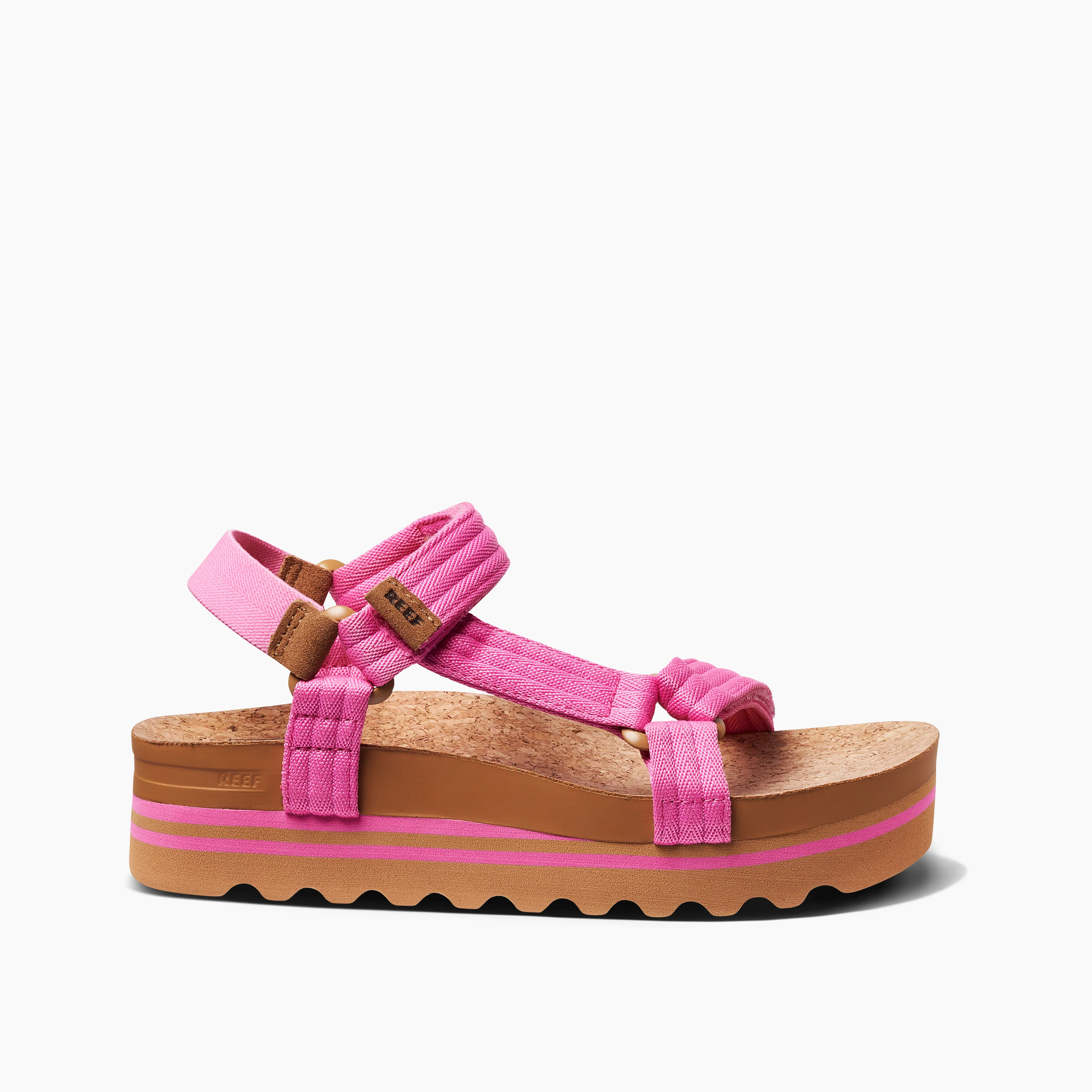Cushion Rem Hi: Women's Ankle Strap Platform Sandals in Malibu | Reef | REEF