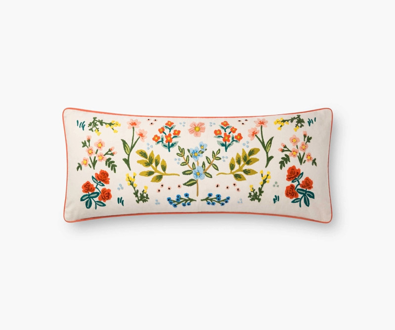 Wildwood Embroidered Pillow | Rifle Paper Co.