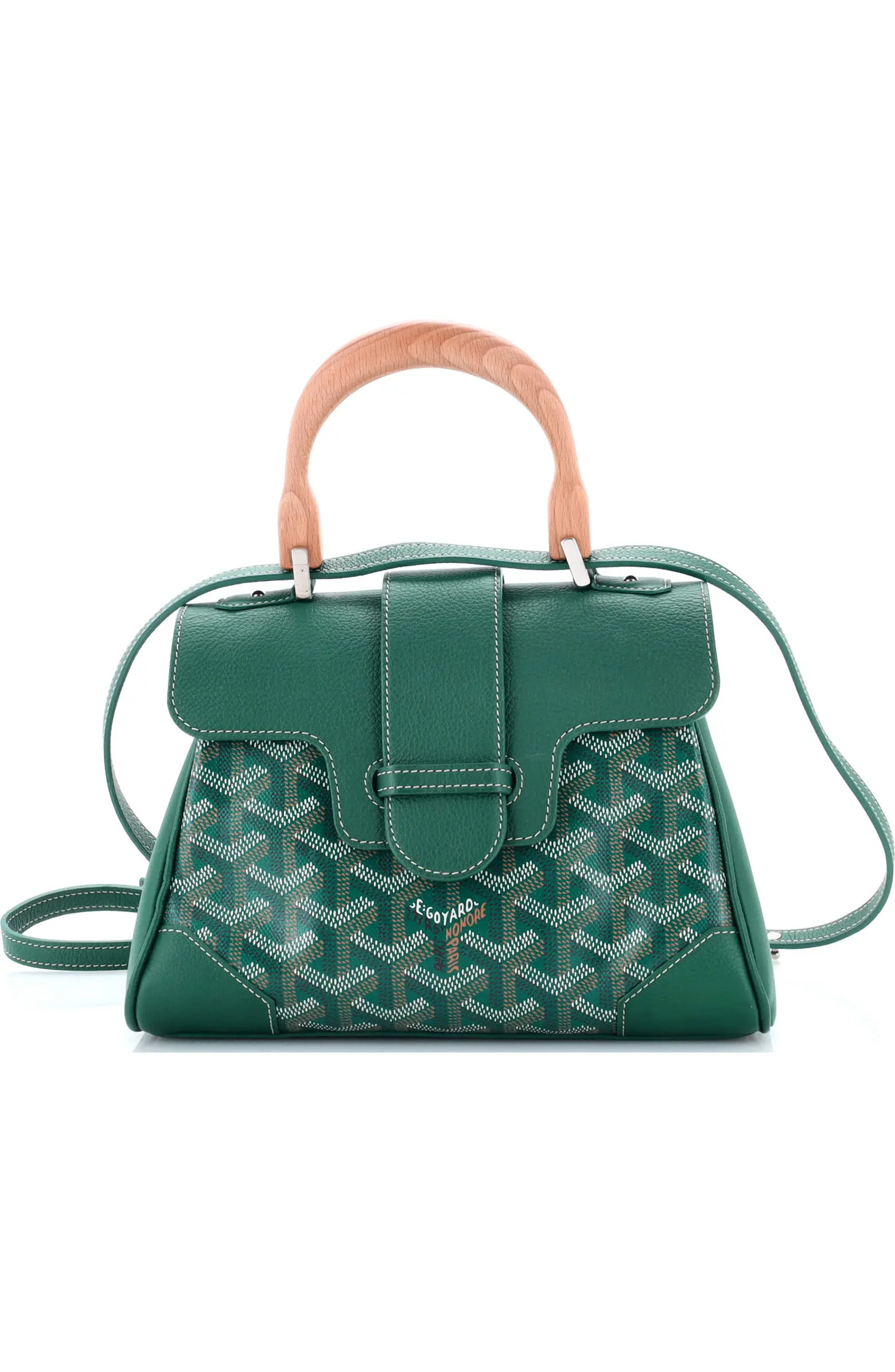 Saigon Top Handle Bag Coated Canvas with Leather Mini | Nordstrom