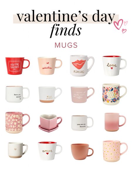 some of the cutest mugs for Valentine’s Day!

#LTKMostLoved #LTKhome #LTKSeasonal