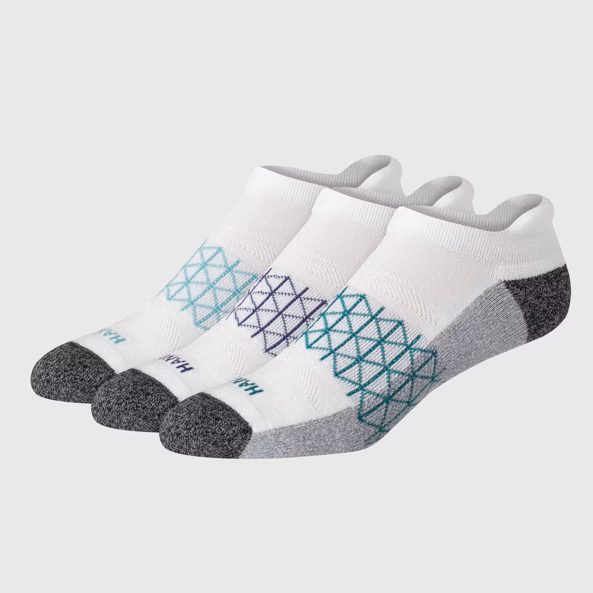 Hanes Men's 3pk Absolute Active Cushioned Heel Shield Socks - 6-12 | Target